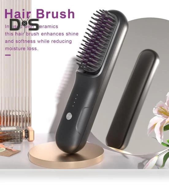 Wireless Hair Straightening Brush — Hair Styling Essentials, Enjoy Smart Home