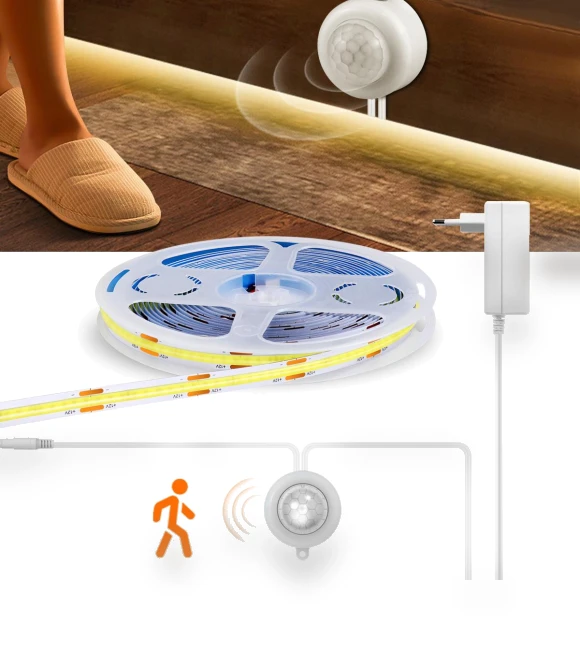Wireless Motion Sensor PIR with COB LED Strip — Lighting Accessories, MALITAI