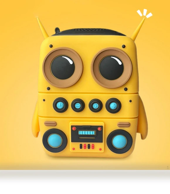 Wireless Robot Subwoofer Speaker — Portable Audio, Qiline