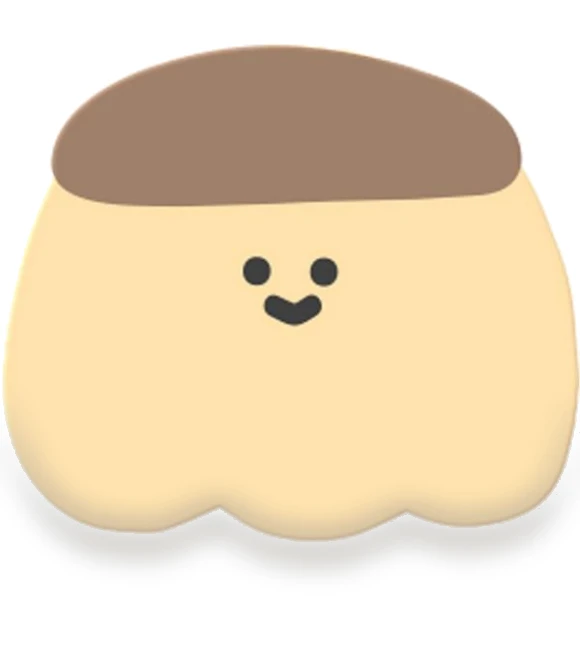 Cute Soft Pudding Acrylic Smart Talk — Doll Crafting, Board M Factory