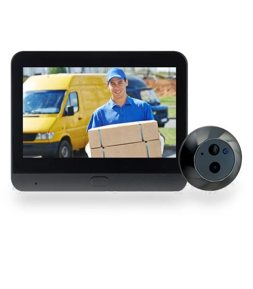 Digital Door Viewer WiFi Video Doorbell — Smart Home Security, ESCAM