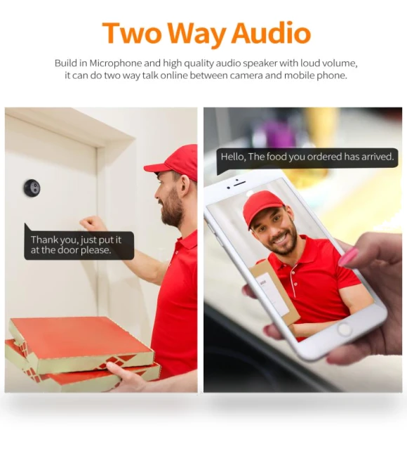Digital Door Viewer WiFi Video Doorbell — Smart Home Security, ESCAM