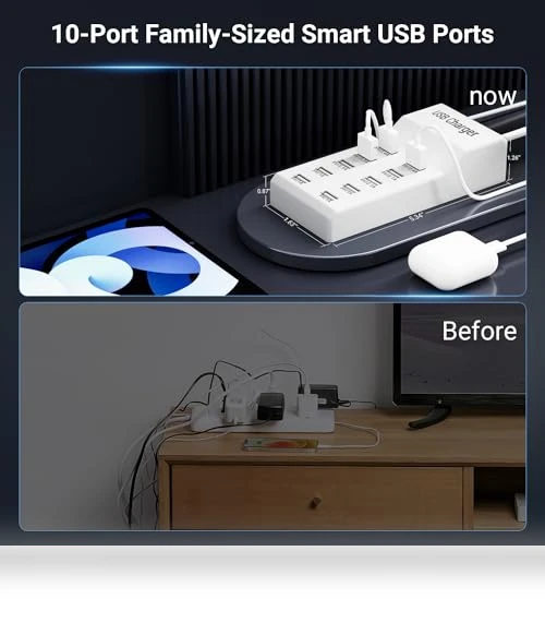 10-Port USB Charging Station — Power Hubs, Dongguan Zeen Tengxiang Industrial Co., Ltd.