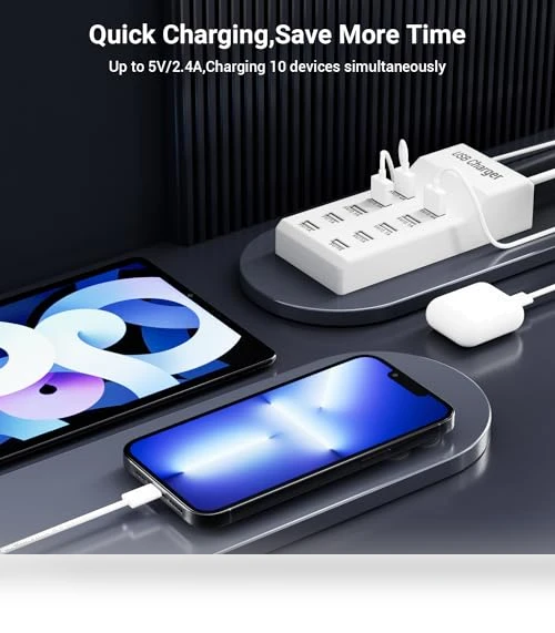 10-Port USB Charging Station — Power Hubs, Dongguan Zeen Tengxiang Industrial Co., Ltd.