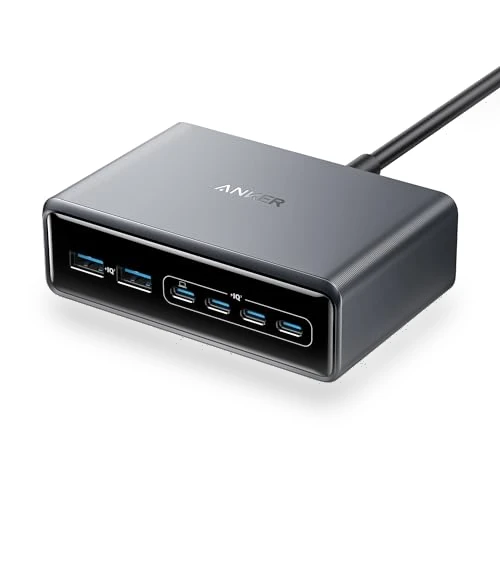 200W 6-Port GaN Charging Station — Chargers, Anker