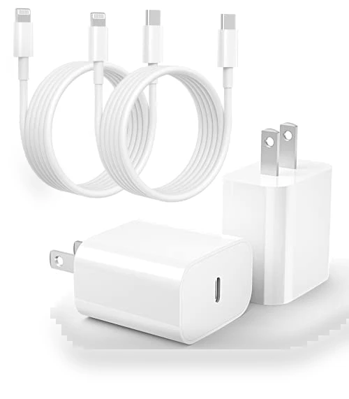 20W USB C Fast Charger with Lightning Cables — Chargers, Ximytec