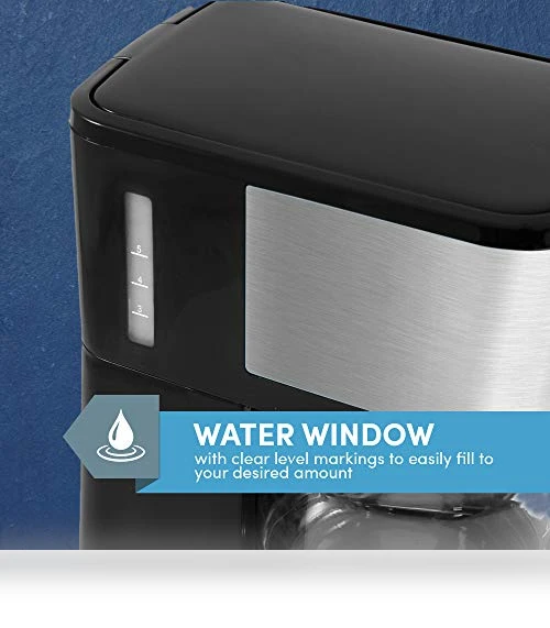 Automatic 5-Cup Brew & Drip Coffee Maker — Brewing Excellence, Elite Gourmet