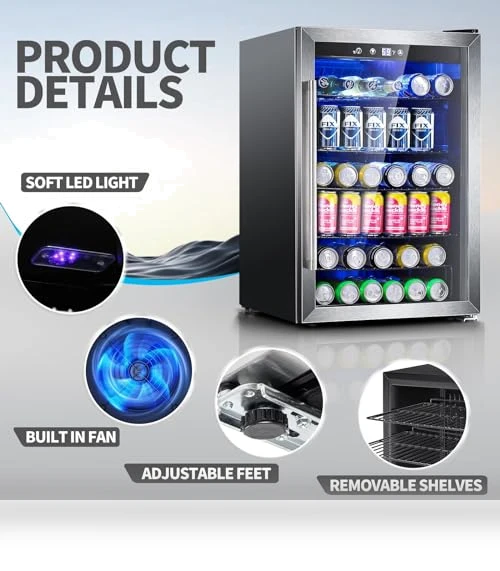 Beverage Refrigerator — Drink Coolers, Antarctic Star