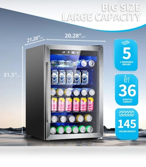 Beverage Refrigerator — Drink Coolers, Antarctic Star