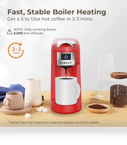 Classic Single Serve Coffee Maker for K Cup — Coffee Makers, CHULUX