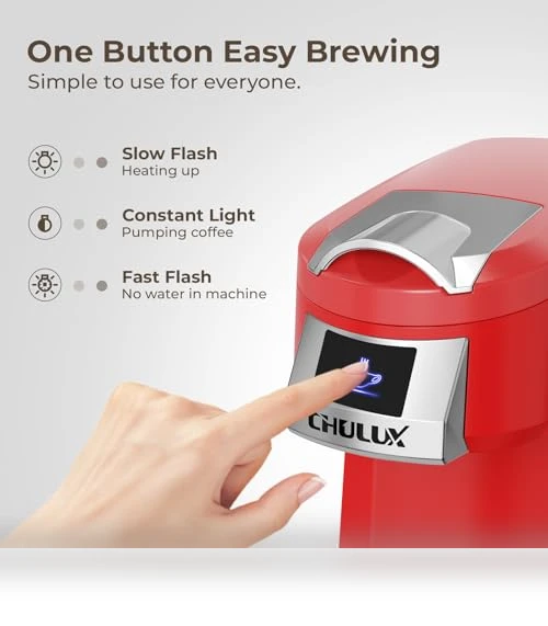 Classic Single Serve Coffee Maker for K Cup — Coffee Makers, CHULUX