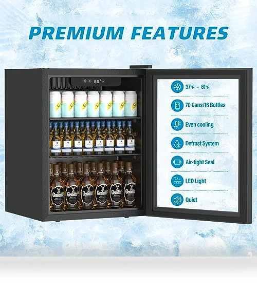 Compact Beverage Refrigerator — Mini Fridges, Erivess