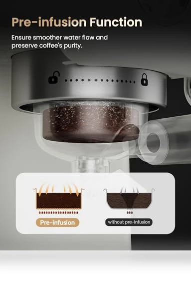 Espresso Machine with Milk Frother — Coffee & Espresso Combos, Neretva