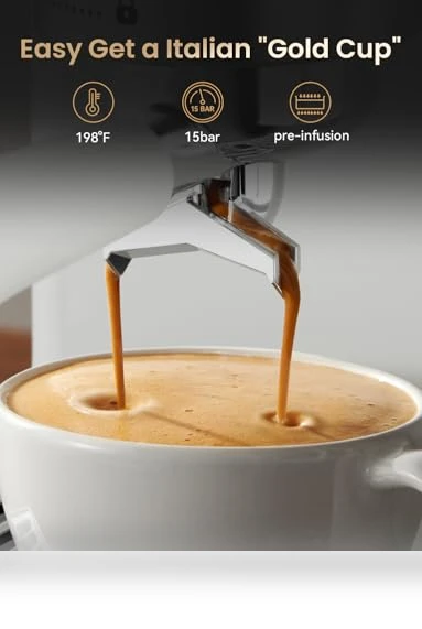 Espresso Machine with Milk Frother — Coffee & Espresso Combos, Neretva