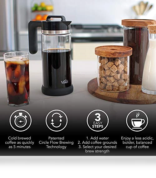 Express Cold Brew Coffee Maker — Chilled Brew Essentials, VINCI