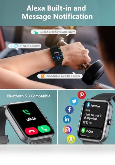 Fitness Tracker Smartwatch — Smartwatches, Quican
