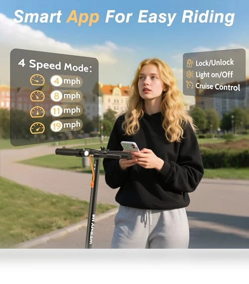 Foldable Electric Scooter — Electric Self-Balancing Scooters, WERHY