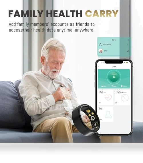 Health Tracker Smart Ring — Wearable Accessories, Oucscru