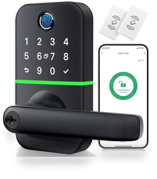 Keypad Smart Door Lock with Handle — Smart Home Security, KUCACCI