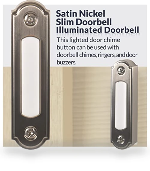 LED Lighted Metal Door Chime Push Button — Push Buttons, Newhouse Hardware