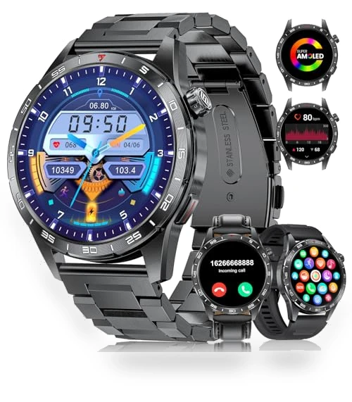 Military Smart Watch with AMOLED Display — Smartwatches, LIGE
