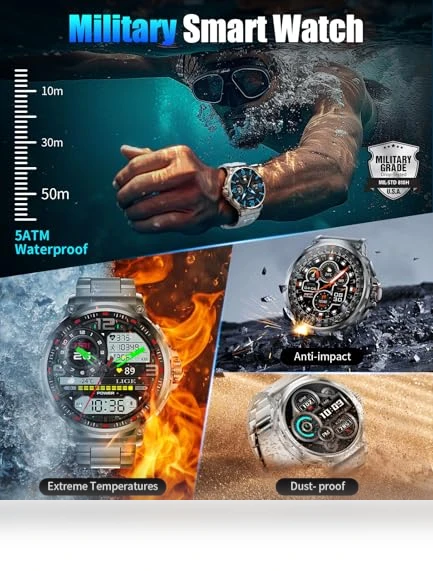 Military Smart Watch — Smartwatches, SUNKTA