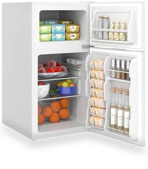 Mini Fridge with Freezer — Mini Fridges, HOMCOM