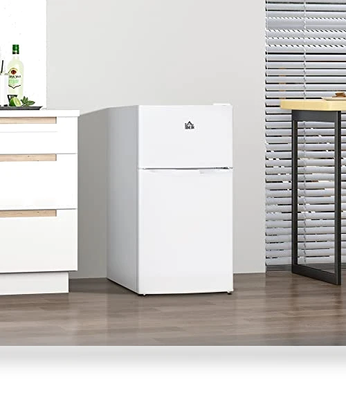 Mini Fridge with Freezer — Mini Fridges, HOMCOM