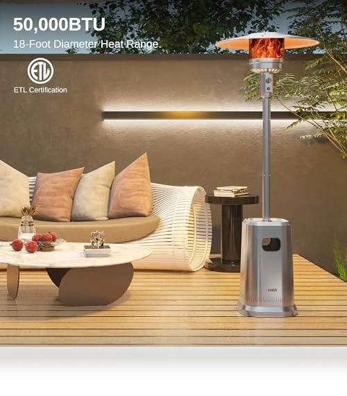 Patio Heater with Sand Box — Heater Parts, EAST OAK