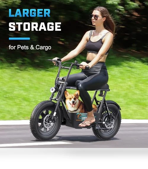 Peak 1200W Electric Scooter with Seat — Electric Self-Balancing Scooters, Caroma