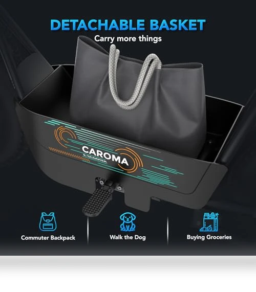 Peak 1200W Electric Scooter with Seat — Electric Self-Balancing Scooters, Caroma