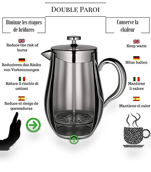 Piston Coffee Maker — Brewing Excellence, VeoHome
