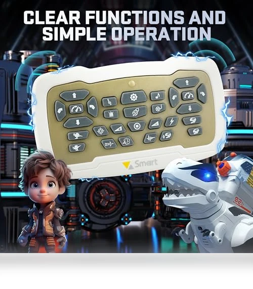 Remote Control Dinosaur Toy — Interactive Animal Companions, BEZGAR