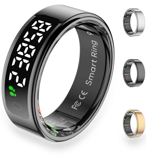 Smart Fitness Ring with Display — Wearable Accessories, Emerhome