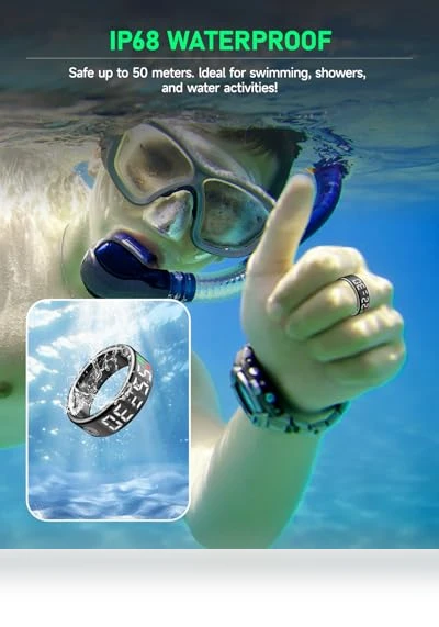 Smart Ring with LED Display — Smart Rings, KXKL