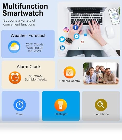 Smart Watch with Fitness Tracker — Smartwatches, Matast