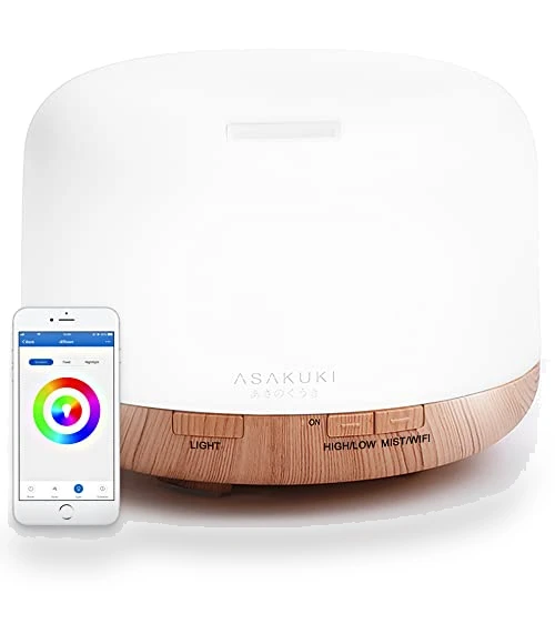 Smart Wi-Fi Essential Oil Diffuser — Diffusers, ASAKUKI