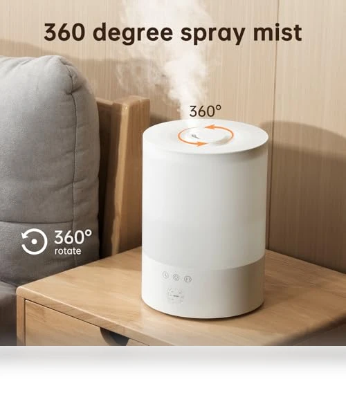 Ultrasonic Cool Mist Humidifier — Air Moisturizers, YOGIN