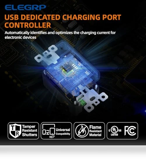 USB Wall Outlets — Chargers, ELEGRP