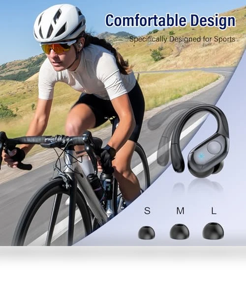 Wireless Earbuds with Earhooks — In-Ear Headphones, BESING TECHNOLOGY(SHENZHEN) COLTD