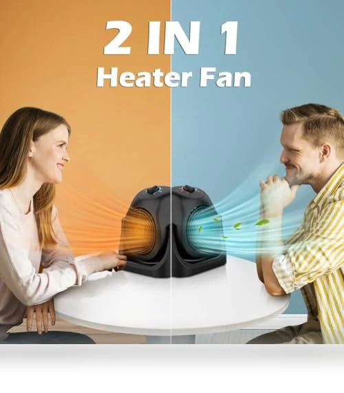 2 in 1 Heater Fan Combo — Home Cooling Solutions, LifePlus