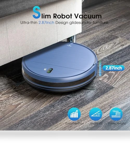 2-in-1 Robotic Vacuum and Mop — Smart Cleaning Robots, SHELIKI