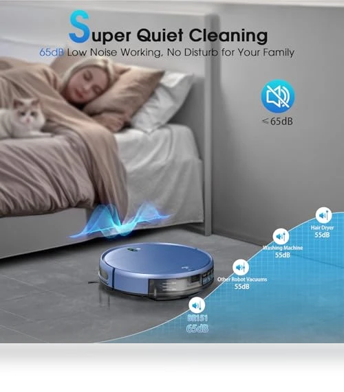 2-in-1 Robotic Vacuum and Mop — Smart Cleaning Robots, SHELIKI