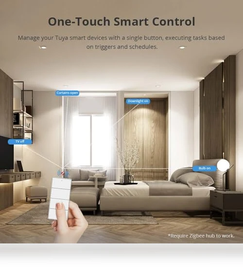 4-Way Remote Control Button Switch — Smart Home Hubs & Controllers, Blindsmart