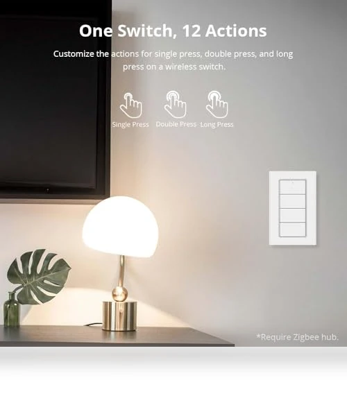 4-Way Remote Control Button Switch — Smart Home Hubs & Controllers, Blindsmart