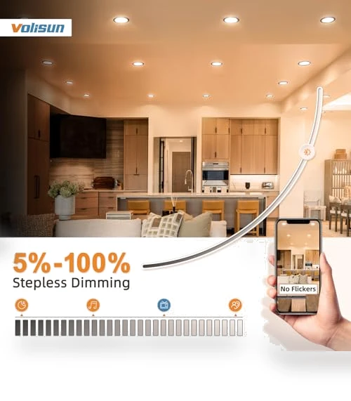 6 Inch Recessed Lighting — Close To Ceiling, VOLISUN