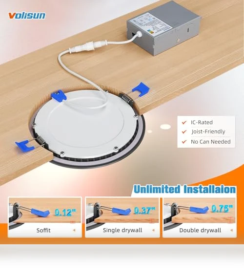 6 Inch Recessed Lighting — Close To Ceiling, VOLISUN