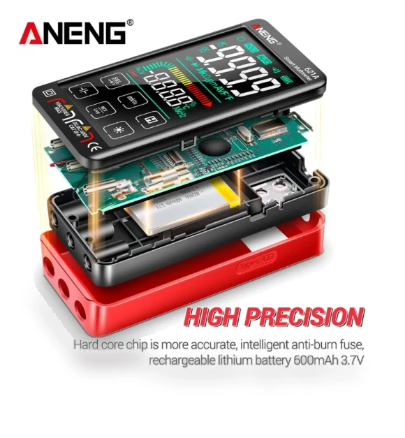 Auto Range Full-screen Touch Smart Digital Multimeter — Multimeters & Analyzers, ANENG
