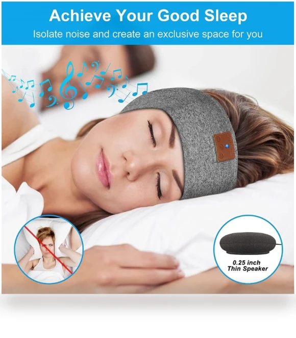 Bluetooth Headband Headphones Sleep Mask — Sleep Masks