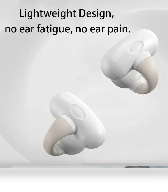 Bluetooth Headset 5.3 Ear Clip Type — Headsets, NIYE